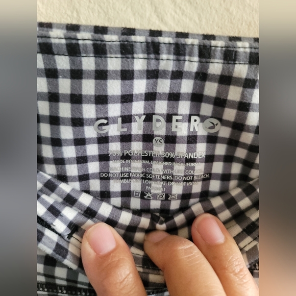 Glyder, Elongate Activewear Legging, Gingham Check‎ Print, Size XS - Picture 7 of 7